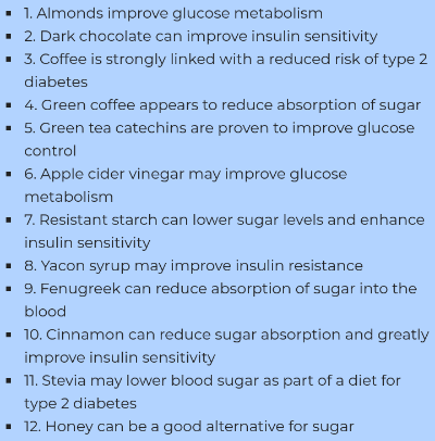 12 Foods for Diabetes and Gout list